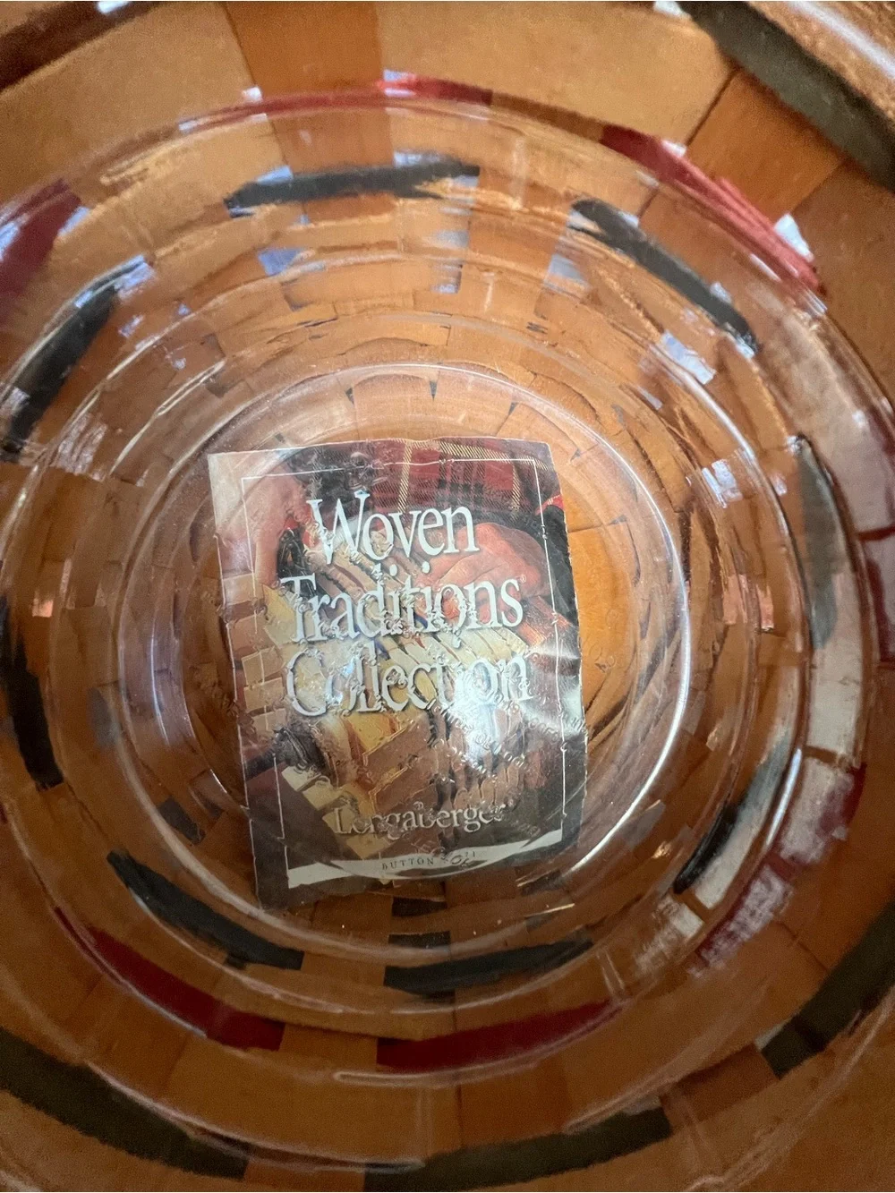 Longaberger 1999 small round basket.